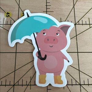 💜13/$13 +Bundle Sticker Sale | Pig Animal Waterproof Sticker